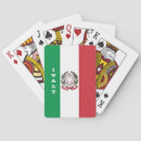 Recherche de drapeau italien s jeux de cartes Patriotique