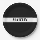 Search for black white striped plates Elegant