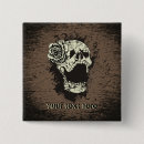Search for skull square buttons Black