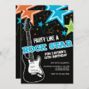 Search for guitar birthday invitations Party