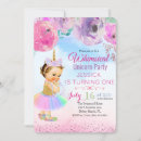 Recherche de watercolor unicorn invitations Parti unicorne