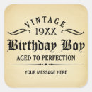 Search for funny 40th birthday stickers Aged to perfection