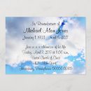 Search for yellow roses funeral invitations In loving memory