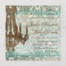 Recherche de teal bleu invitations Damassé