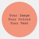 Search for round blank stickers Orange