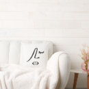 Search for contemporary art pillows Black and white
