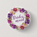 Recherche de noël rose badges Aquarelle