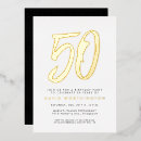Search for surprise anniversary invitations Gold