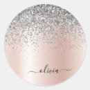 Search for blush and silver stickers For her