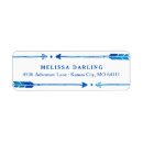 Search for tribal return address labels Teal
