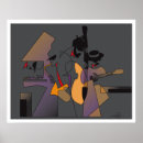 Recherche de musicien jazz posters Abstrait