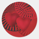 Search for two hearts stickers Abstract