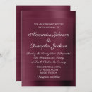Search for burgundy purple wedding invitations Modern