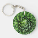 Recherche de feuille vert porteclés Macro