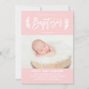 Recherche de blush pink baptême invitations Religieux
