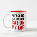 Search for do not disturb mugs Cat lover