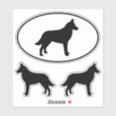 Recherche de malinois voiture autocollants Dog