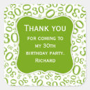 Search for 30th birthday celebration stickers Elegant