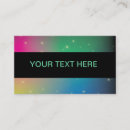 Search for aurora business cards Green