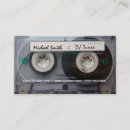Search for cassette business cards Djs