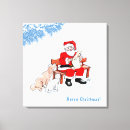 Search for santa claus canvas prints Cat