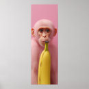 Recherche de singes mignons posters Banane