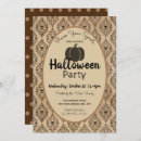 Search for damask halloween invitations Vintage