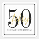 Recherche de anniversaire 50 autocollants Chic