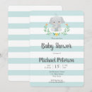 Recherche de elephant baby shower garçon invitations Baby boy