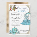 Search for vintage cinderella invitations Once upon a time