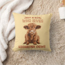 Search for highland cow pillows Funny