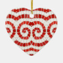 Search for hand heart ornaments Red