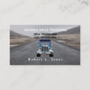 Search for 18 wheeler business cards Truck driver