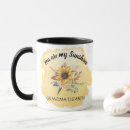 Search for sunflower grandma mugs Watercolor