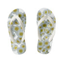 Recherche de fleurs jaunes tongs Pour enfants