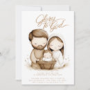 Search for jesus christmas invitations Baby jesus mary joseph