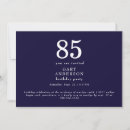 Search for eighty five birthday invitations 85th birthday party
