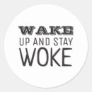 Search for waking up stickers Woke