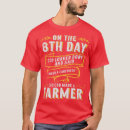 Search for so god made a farmer tshirts Farming
