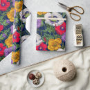Search for poppy wrapping paper White