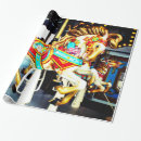 Search for carousel wrapping paper Gold