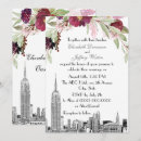 Search for nyc skyline wedding invitations Watercolor