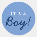 Search for white and blue baby shower stickers Boy