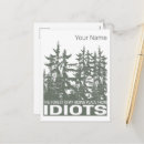 Search for idiotic postcards Idiots