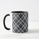 Search for black and white tartan mugs Plaid