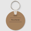 Search for phone number keychains Brown