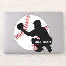 Search for baseball catcher stickers Sports
