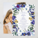 Search for purple and white wedding invitations Botanical