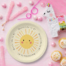 Recherche de soleil assiettes Enfants