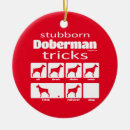 Search for doberman ornaments Funny